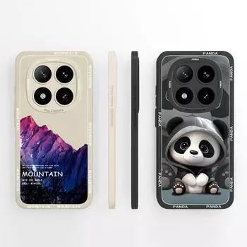 Новые задние крышки для Redmi Note 14 Pro Plus 13 14C K80 K80Pro K70 Ultra Чехол для телефона Красочные милые цветы Жидкий силиконовый мягкий корпус для Redmi Capas Redmi Note 14 Pro 5G