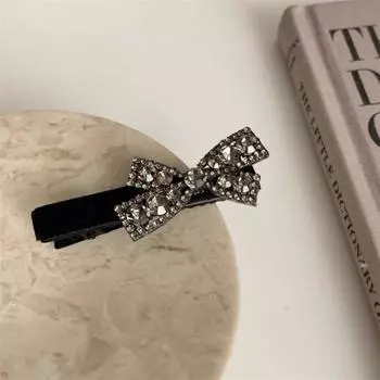 Новые заколки-банты со стразами 6 см, шпильки для волос, зажимы для локонов, заколки для укладки волос без заломов, для макияжа, для укладки волос девочек, сделай сам