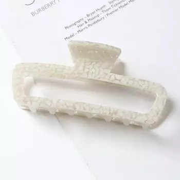 Новые заколки для волос для женщин геометрической формы, элегантные однотонные большие заколки-крабы, аксессуары для волос для девочек, заколка для волос