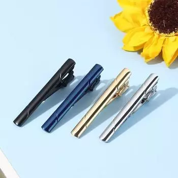 Новые зажимы для галстука, металлическая булавка для галстука для мужчин, официальная свадебная церемония, золотые мужские и женские галстуки, аксессуары для костюма синий