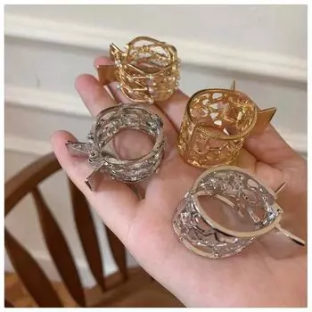 Новые жемчужные стразы для волос с когтями для девочек, высокий зажим для хвоста, фиксированная шпилька, модные аксессуары для волос, головные уборы