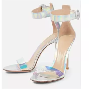 Новые женские босоножки на высоком каблуке 10 см. Летняя мода. Сексуальная обувь на высоком каблуке. Простая повседневная женская обувь для банкета. Размер 36-43. 43