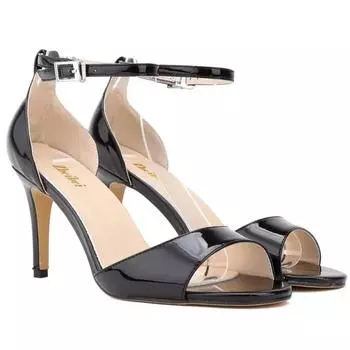 Новые женские босоножки, сексуальные туфли-лодочки с открытым носком, на высоком каблуке, с ремешком на щиколотке, на шпильке, классическое летнее платье, элегантные свадебные туфли для вечеринки 35