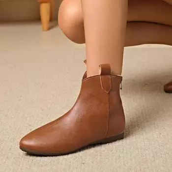 Новые женские ботинки челси с острым носком, осенняя мода, ботильоны на толстом каблуке с застежкой-молнией сзади для женщин, сексуальная женская обувь на каблуке 35