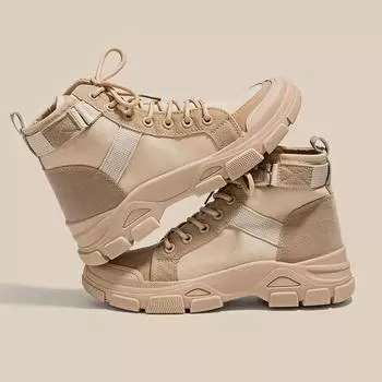 Новые женские ботинки в британском стиле, женские ботильоны, на шнуровке, на платформе, мотоциклетные ботинки, дизайнерская мода, высокие женские парусиновые туфли 38 зелёный