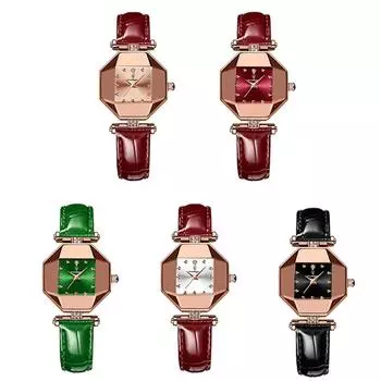 Новые женские часы, модные кожаные кварцевые часы, водонепроницаемые, из розового золота, роскошные женские наручные часы, часы для женщин розового золота