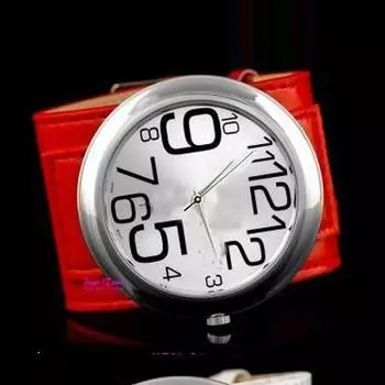 Новые женские часы, модные, с большим циферблатом, большие цифровые, с кожаным ремешком, кварцевые наручные часы, повседневные женские часы