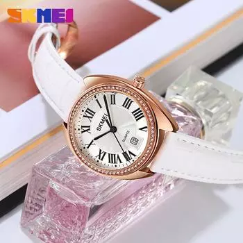 Новые женские часы Moment Beauty, темперамент, водонепроницаемый кожаный ремешок, подарок для девочек, часы