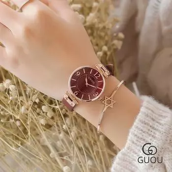 Новые женские часы Simple Fashion Trend Belt Watch Водонепроницаемые кварцевые часы для женщин