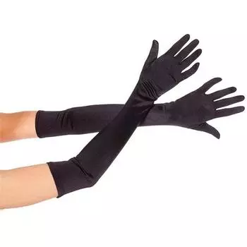 Новые женские длинные атласные перчатки для оперы, свадьбы, вечера, выпускного бала, костюма