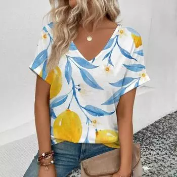 Новые женские футболки с принтом кота из мультфильма, женский укороченный топ больших размеров, летняя винтажная рубашка 2024, дизайнерская рубашка с короткими рукавами, женская одежда S