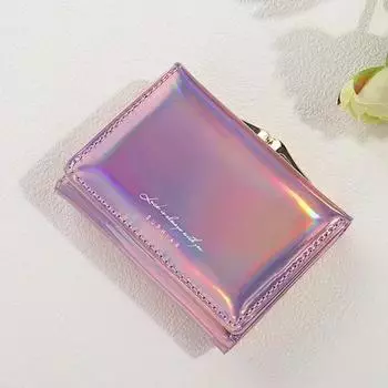 Новые женские кошельки женские кошельки из искусственной кожи с коротким замком кошелек маленькая сумка для денег портмоне держатель для карт клатч чёрный