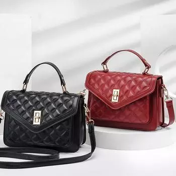 Новые женские кожаные сумки через плечо, дизайнерские женские кошельки, маленькие квадратные сумки, высококачественные женские сумки-мессенджеры