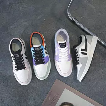 Новые женские кроссовки из искусственной кожи, удобные амортизирующие кроссовки, модная повседневная обувь 35