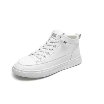 Новые женские кроссовки из натуральной кожи, осенние вулканизированные туфли, модные женские спортивные повседневные маленькие белые туфли из воловьей кожи 36