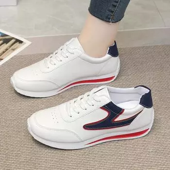 Новые женские кроссовки, летние повседневные прогулочные туфли для женщин, кроссовки высокого качества на плоской подошве со шнуровкой, модные дикие лоферы на плоской подошве 35 синий