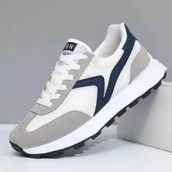 Новые женские кроссовки, модные дышащие повседневные туфли унисекс, легкие кроссовки на шнуровке, уличные теннисные туфли на платформе для мужчин 36