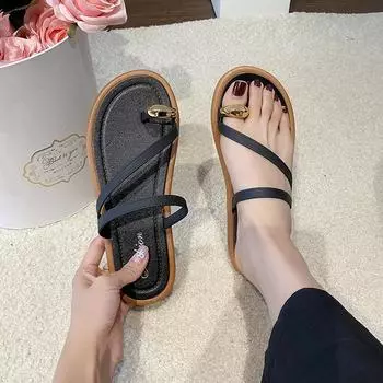 Новые женские летние тапочки, верхняя одежда, мягкая подошва, нескользящая, удобная, материал ПВХ, легкая, идеально подходит для дома и улицы 36 чёрный