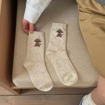 Новые женские милые мультяшные носки с животными, супермягкие носки для женщин, зимние теплые утолщенные плюшевые носки, термоноски для пола, кавайные носки