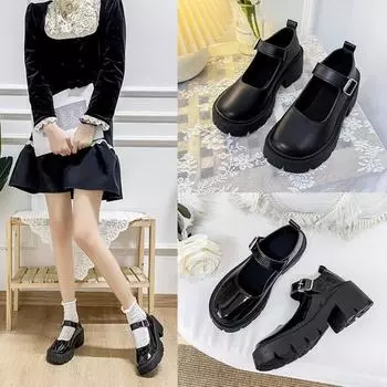 Новые женские милые туфли в стиле Лолиты, модные туфли на танкетке, туфли-оксфорды, повседневная обувь для девушек и студентов, женская прогулочная обувь De Mujer 35
