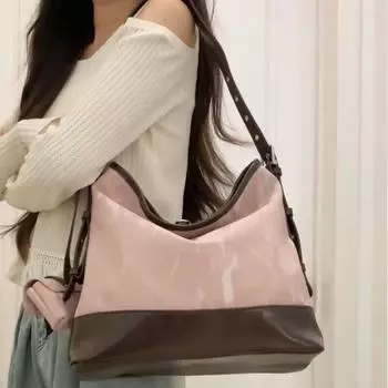 Новые женские модные сумки через плечо, студенческие розовые сумки-ведра, вместительные, для отдыха, универсальные, корейские трендовые сумки через плечо