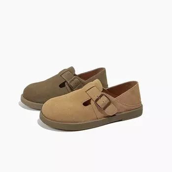 Новые женские модные туфли в стиле ретро с круглым носком, удобная повседневная обувь с мягкой подошвой, женская обувь 35