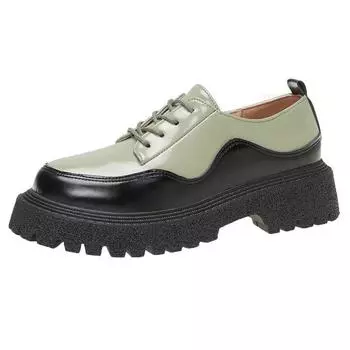 Новые женские мокасины Bowtie Slip on Shoes Женские туфли-лодочки Черные оксфордские туфли Повседневная обувь из лакированной кожи Zapatos Mujer944 35 чёрный