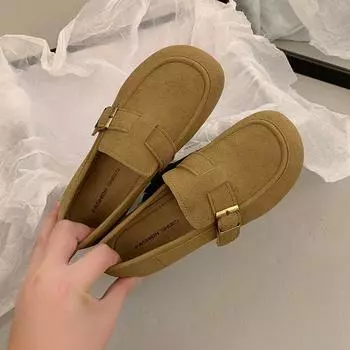 Новые женские мягкие осенние чехлы для обуви Full Match, чехлы для женских туфель 2024 года, осенние чехлы для платьев в стиле ретро, новые туфли на плоской подошве 35 хаки
