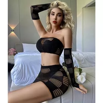 Новые женские обтягивающие сетчатые костюмы для нижнего белья, женские эротические рыболовные сети, ажурное прозрачное боди-платье, сексуальный прозрачный боди-костюм XXS