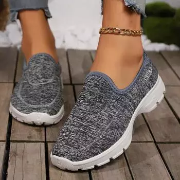 Новые женские одинарные туфли на мягкой подошве для женщин 36 серый