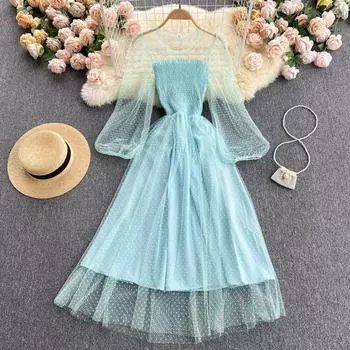 Новые женские платья весна-лето 2024 One Size розовый