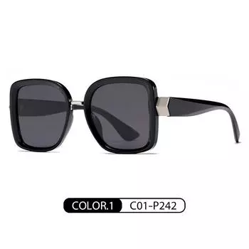 Новые женские поляризационные солнцезащитные очки, солнцезащитные очки интернет-знаменитостей в одном стиле с защитой от ультрафиолета, уличная фотография, солнцезащитные очки в большой оправе UV400