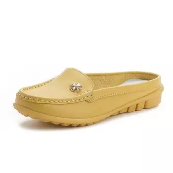 Новые женские полутапочки большого размера, легкие повседневные кроссовки на толстой подошве, женские дышащие модные спортивные женские вулканизированные туфли 34