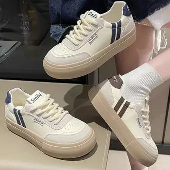 Новые женские повседневные кроссовки, летняя обувь, женская модная дышащая спортивная обувь на шнуровке для женщин, дизайнерская обувь для ходьбы на платформе 35 синий