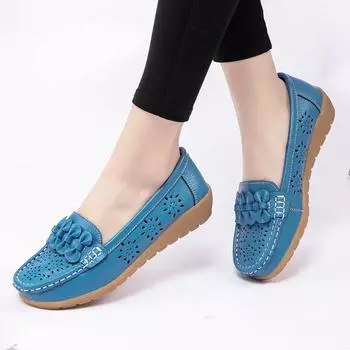 Новые женские повседневные модные туфли Hollow Flats 35 белый