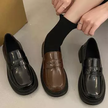 Новые женские повседневные мокасины из искусственной кожи, водонепроницаемые плоские женские туфли, элегантные дизайнерские офисные туфли с бантом Zapatillas Mujer D372 35