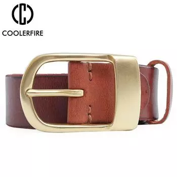 Новые женские ремни из натуральной кожи, модный женский ремень для женщин, повседневные ремни с пряжкой, необычные винтажные джинсовые женские ремни TM072 85cm чёрный