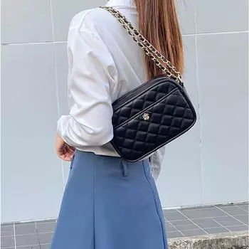 Новые женские ромбические сумки через плечо, простые кожаные женские квадратные сумки через плечо, модные цепочки, большие емкости, женские сумки