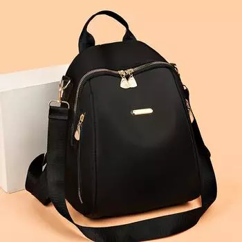 Новые женские рюкзаки, водонепроницаемый рюкзак большой емкости, модные женские школьные сумки для ноутбуков, черные дорожные школьные сумки для девочек