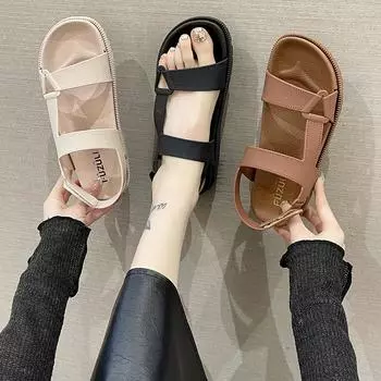 Новые женские сандалии без ремешков Magic Sole Plateau однотонные шлепанцы для пляжа и морского лета прохладные 36