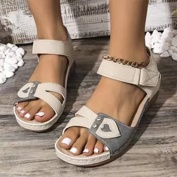 Новые женские сандалии на плоской подошве, летние шлепанцы с открытым носком, повседневная удобная обувь, пляжные шлепанцы, прогулочные шлепанцы с открытой пяткой 36