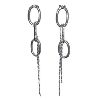 Новые женские серьги Европа и США Преувеличенная уличная индивидуальность Модный тренд Серьги в стиле хип-хоп