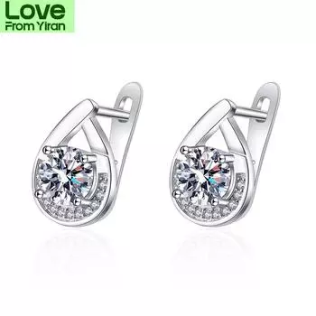 Новые женские серьги из стерлингового серебра 925 пробы с ажурным узором, геометрическим узором, микро-инкрустированные цирконием, пара сережек-гвоздиков, ювелирные изделия, подарок