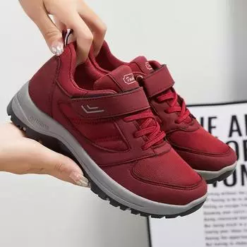 Новые женские спортивные туфли на липучках для людей среднего и пожилого возраста 36