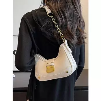 Новые женские сумки через плечо из искусственной кожи, однотонные, универсальные, женские, повседневные, подмышечные, женские, повседневные, маленькие сумки