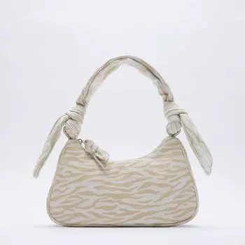 Новые женские сумки через плечо с принтом зебры, винтажные высококачественные холщовые сумки под мышками, модные повседневные женские сумки