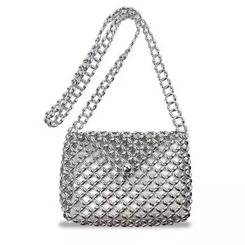 Новые женские сумки через плечо в стиле ретро, тканевые женские сумки, нишевые блестящие полые сумки с бахромой