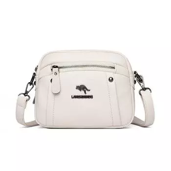 Новые женские сумки, маленькие круглые сумки, корейский стиль, модные сумки через плечо, мягкие кожаные сумки для женщин среднего возраста для мам, трендовые