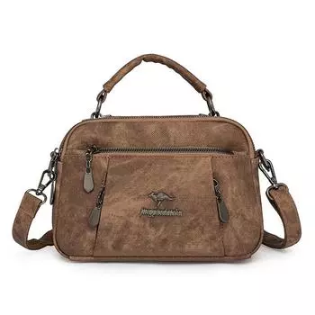 Новые женские сумки, модные, маленькие квадратные сумки, мягкая кожаная текстура, портативные сумки для мам, рюкзаки для женщин среднего возраста, производители оптом белый