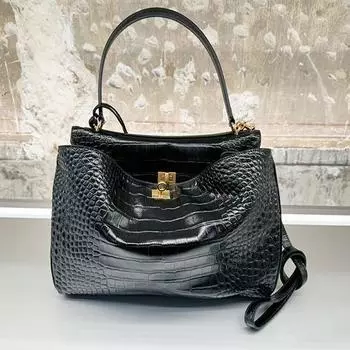 Новые женские сумки, модные, ретро, повседневные, универсальные, с крокодиловым узором, сумка через плечо, большая вместимость, сумка для поездок на работу
